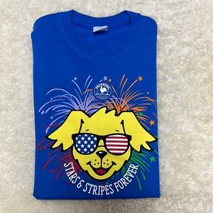 Worn once - Primrose Schools Teacher Staff Cotton T-shirt -Stars and Stripes